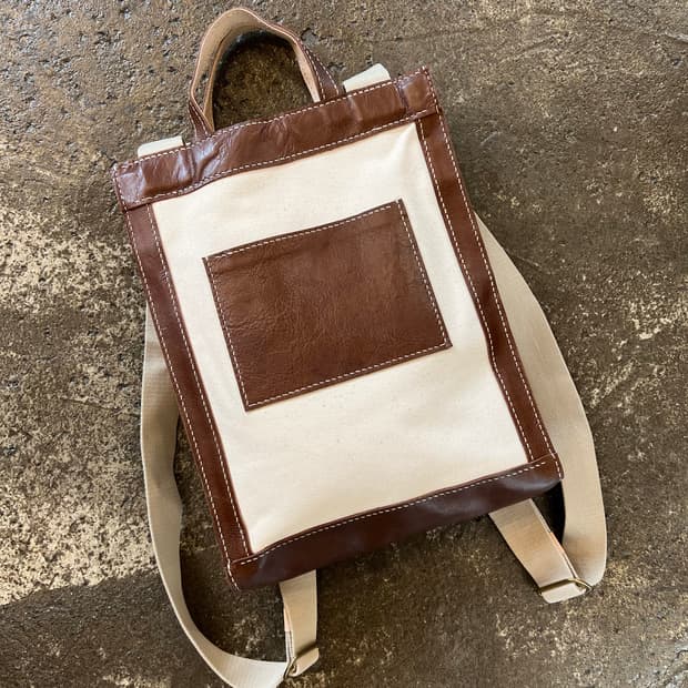 [JPN] Hand Made 가죽 캔버스 토트백&백팩