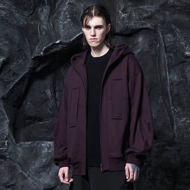 Songzio Homme 22FW 버건디 후드 집업 48