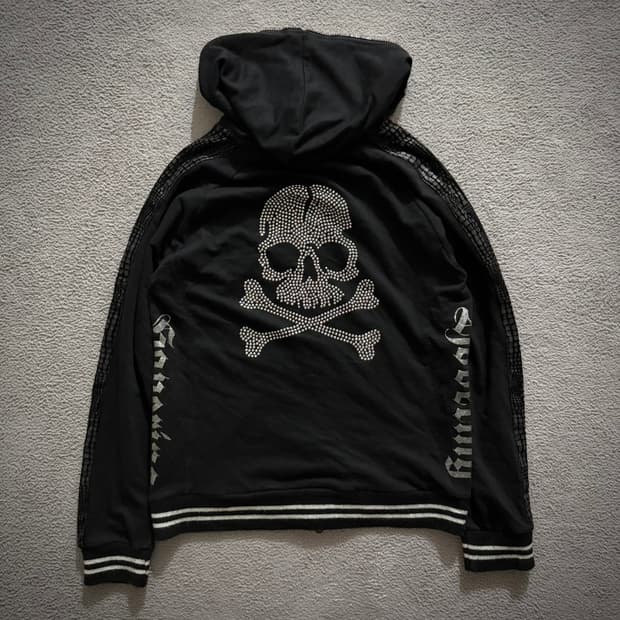 Skull stud detail jacket
