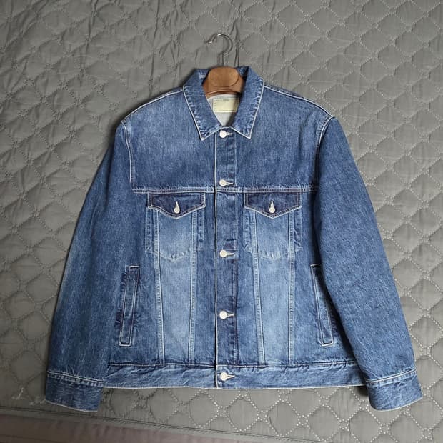 포터리 데님 트러커자켓 3타입 미드블루 4사이즈