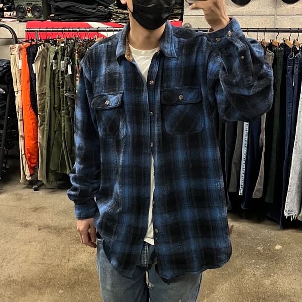 빈티지 헤비 플란넬 셔츠 (110)