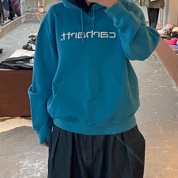 칼하트 WIP 스펠아웃 후드티 H1740