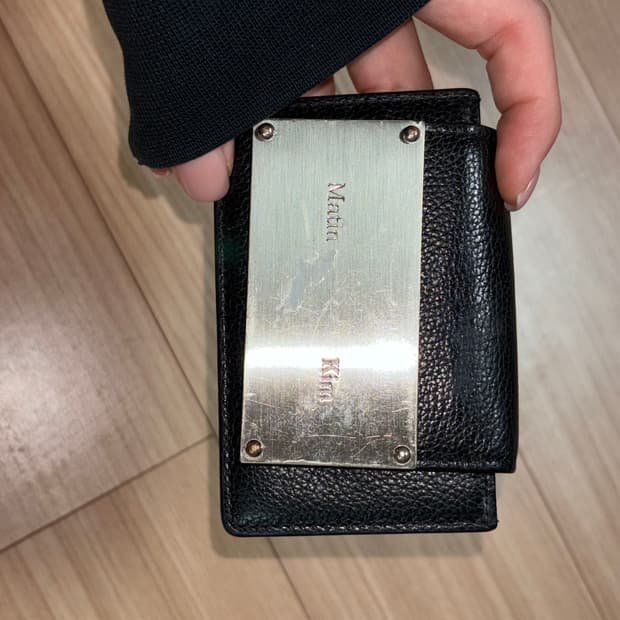 마뗑킴 카드지갑 블랙