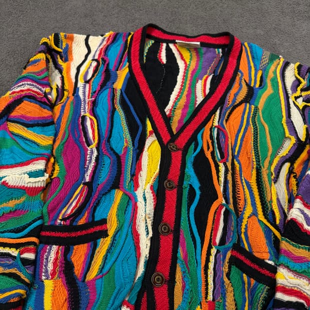 [ 정품/S ] 쿠지 빈티지 케이블 니트 가디건