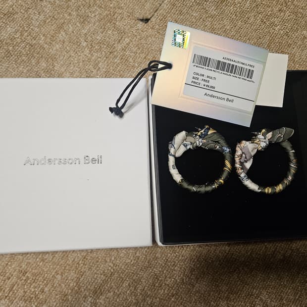 앤더슨벨 스카프귀걸이