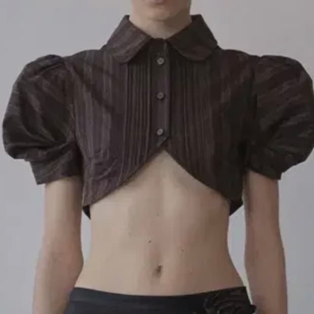 구해요 )) ㅠㅠ 스컬프터 Rosetta Baby Shirt Brown 