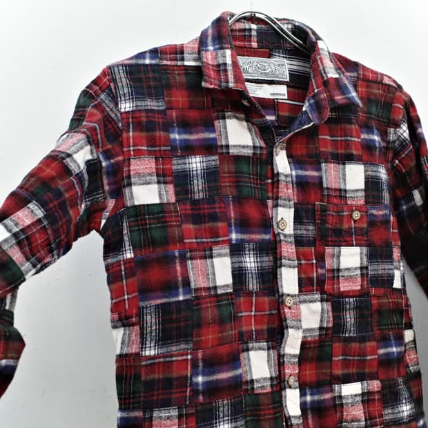 neighborhood patchwork shirt