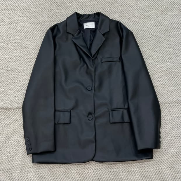 더오픈프로덕트 레더 블레이저 r3012