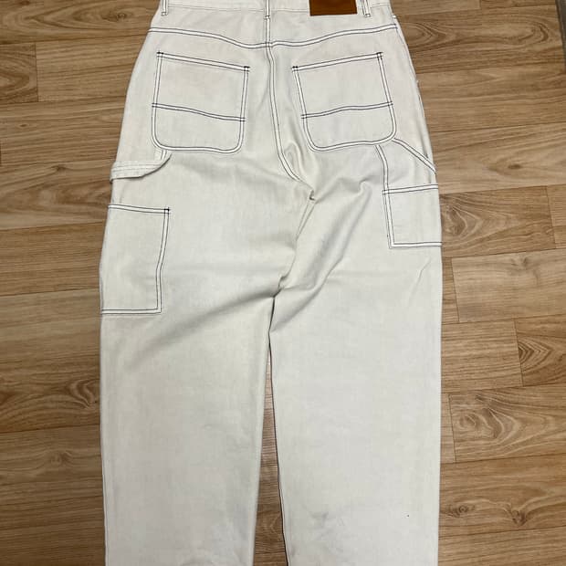WKNDRS DRAGGY WORK PANTS (IVORY) M 