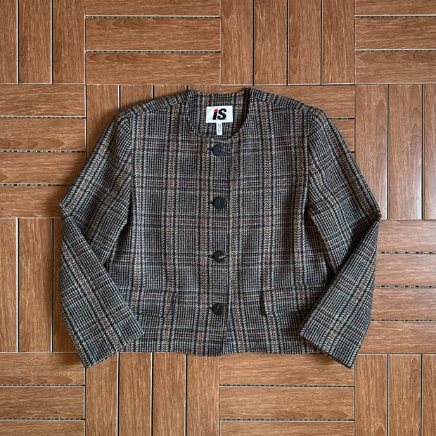 Issey miyake sport pocket tweed jacket