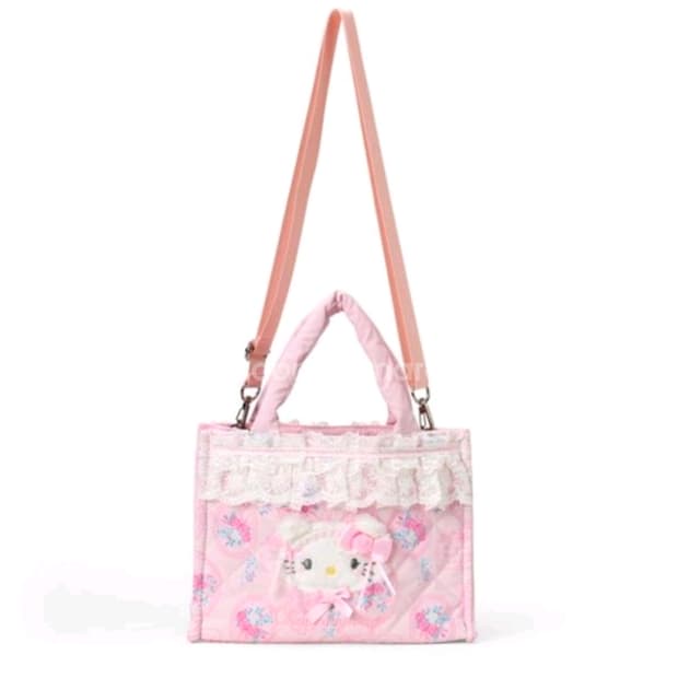 산리오 챠미 화이트프릴 가방