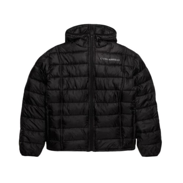 에이치앤엠 x 글렌 마틴스 보닝 디테일 퍼퍼 자켓 블랙 XS