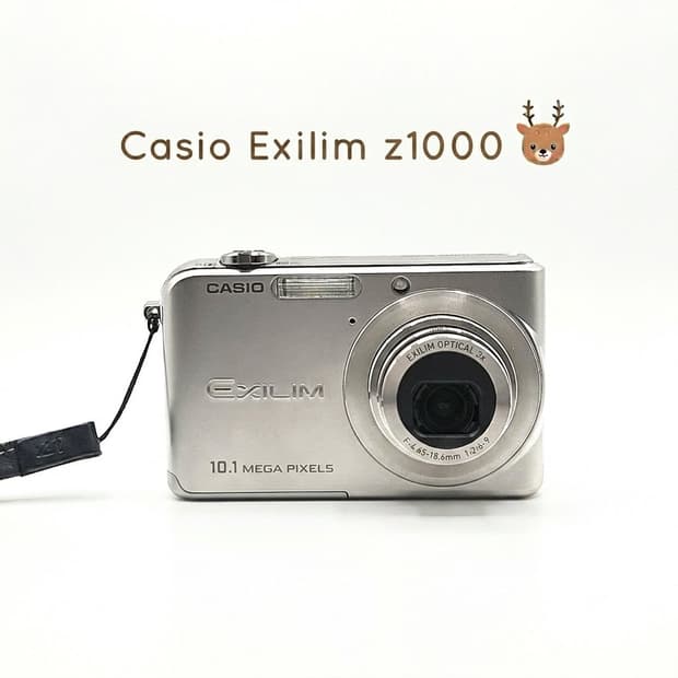 작례확인 📸 카시오 엑슬림 EX-Z1000 실버