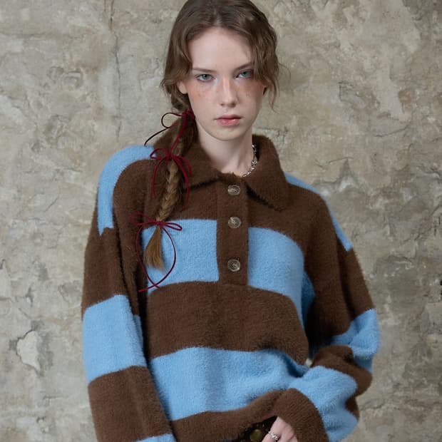 라티젠 L13 RUGBY BOLD KNIT(BROWN)