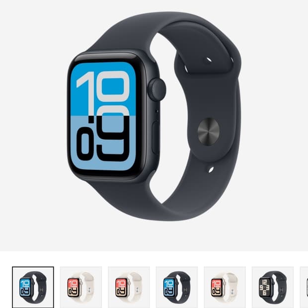 애플 워치 SE 3세대 44mm 미드나이트 M//L [미개봉, 새상품]