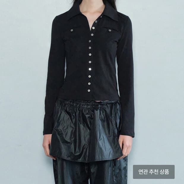 세릭 버튼포켓탑 새상품