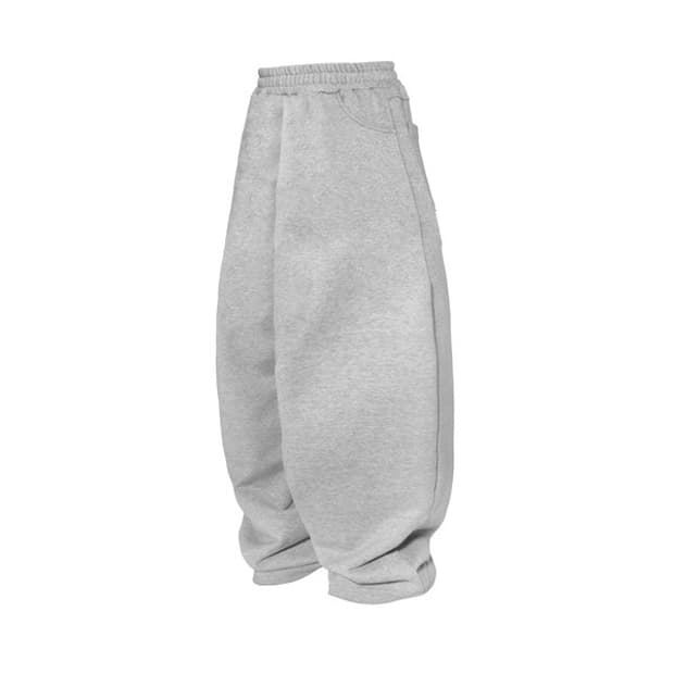 MJD 에브리데이 헤비 스웨트 배기 팬츠 멜란지 그레이