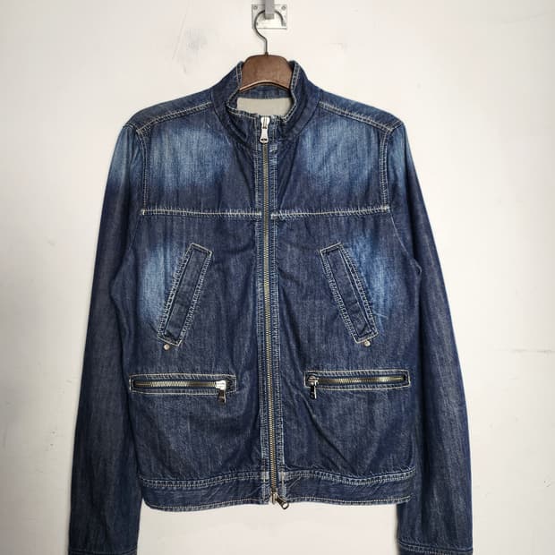 캘빈클라인 투웨이 데님 자켓