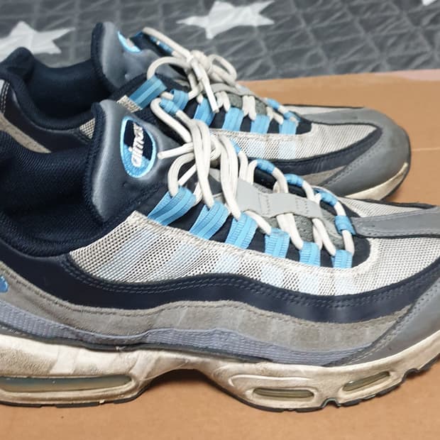 나이키 에어맥스95 쿨그레이 유니버시티 블루 옵시디언 (270)