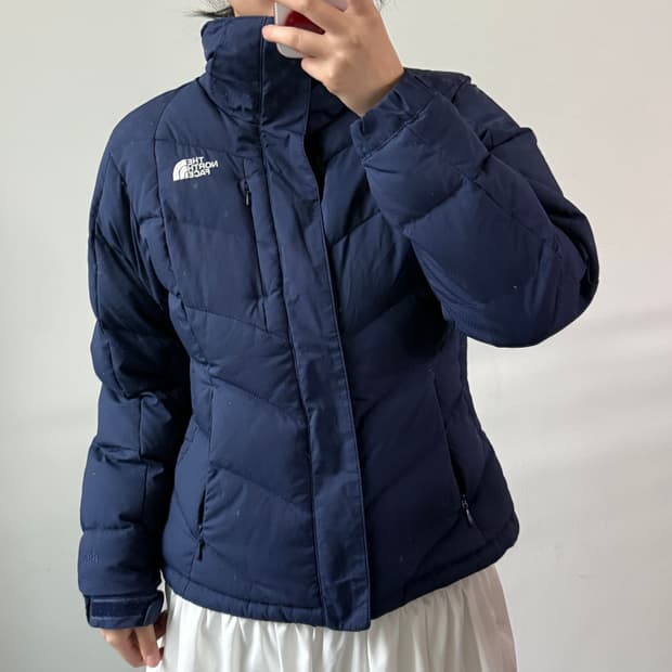 [M] 노스페이스 우먼 600 네이비패딩