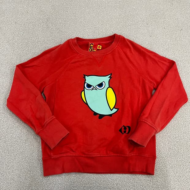 S 럭키슈에뜨 여성 부엉이 맨투맨 0130M2