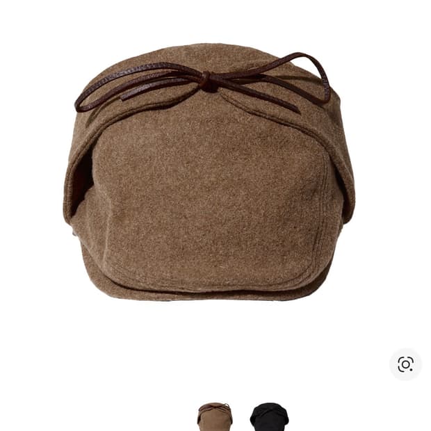 오가프 울멜튼 이어플랩 헌팅캡 베이지