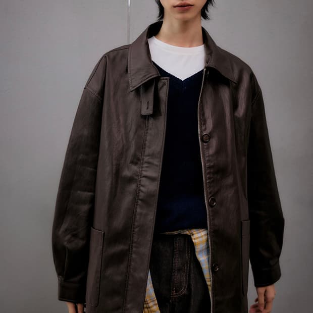 레프트서울 레더 자켓