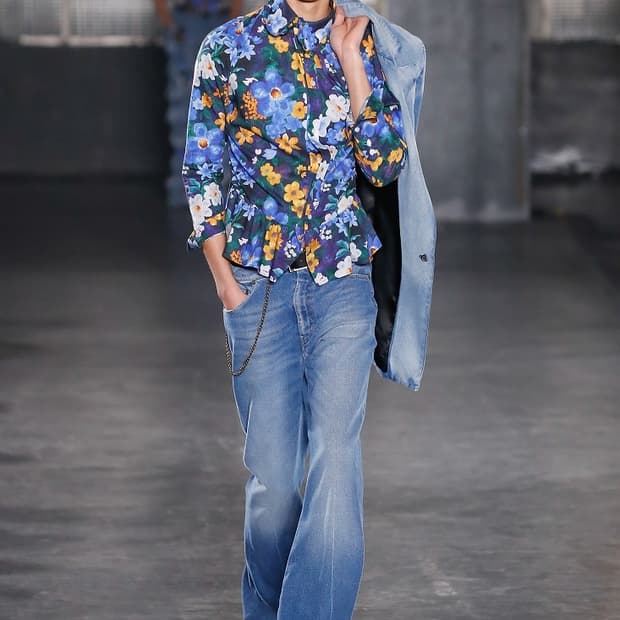 [블루/M]에곤랩 부츠컷 팬츠