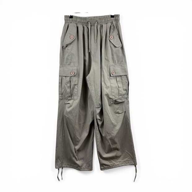 (F) 쉬인 카고 와이드 팬츠 베이지