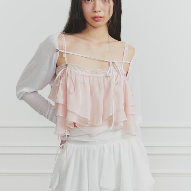 WHISPER BOLERO white