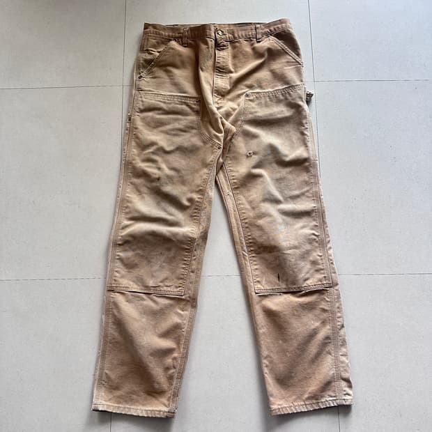 칼하트 B01 더블니 덩가리 팬츠 된장색 38사이즈