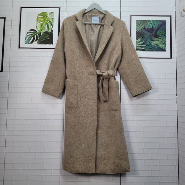 ST.JOHN 세인트존스 앙고라 모 롱코트 M 66사이즈