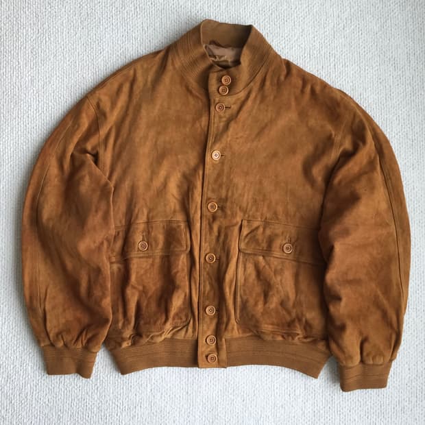 80’s 헤비 스웨이드 a1 자켓
