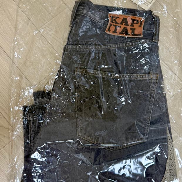 Kapital 14 oz. Denim 5P Bone Embroidery 