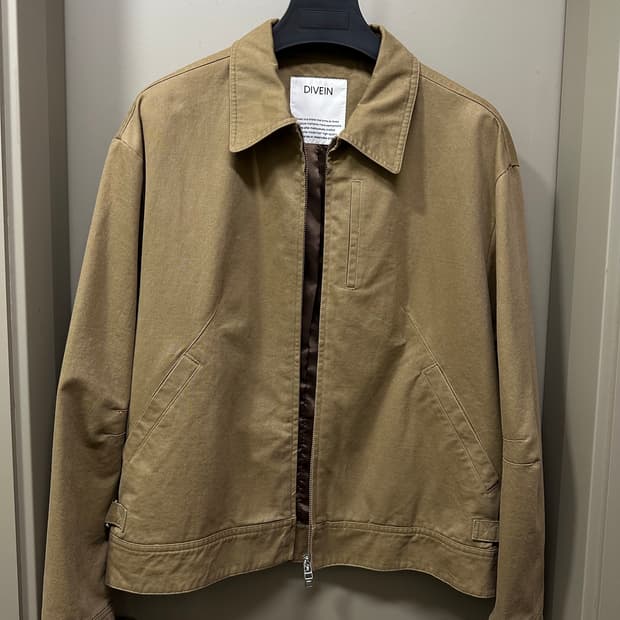 다이브인 워시드 스윙탑 자켓