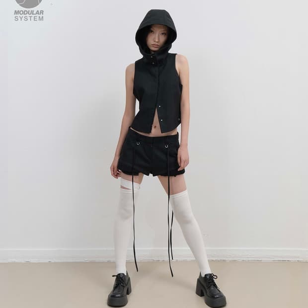 OJOS Micro Wool Shorts / Black