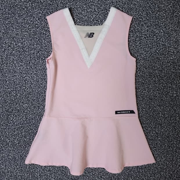 [무료배송][120]뉴발란스 키즈 시어서커 민소매 원피스