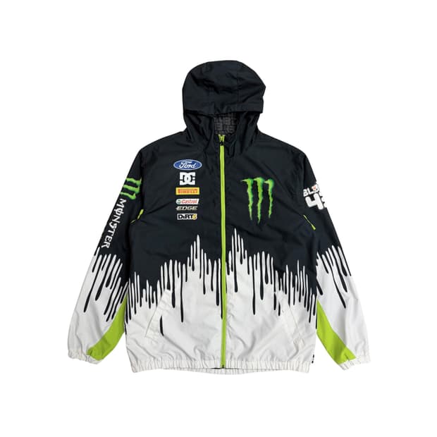 DC 슈즈 X 몬스터 에너지 레이싱 비람막이 자켓 오버핏 xl