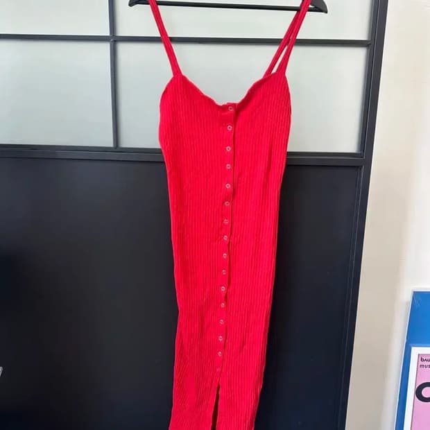 zara 자라/새상품/골지 끈 슬림핏 원피스