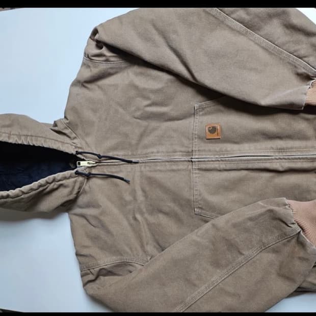 칼하트 J130 브라운 액티브 자켓 L