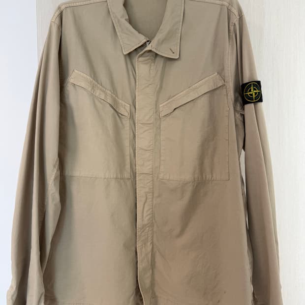 21ss 스톤아일랜드 스트래치 코튼 오버셔츠 (741510119)