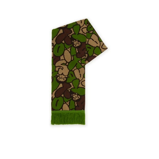 (오더) 베이프 베이비마일로 25FW 머플러 스카프 그린