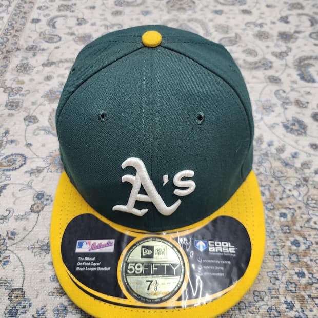 뉴에라 X MLB 별주 어센틱 오클랜드 볼캡