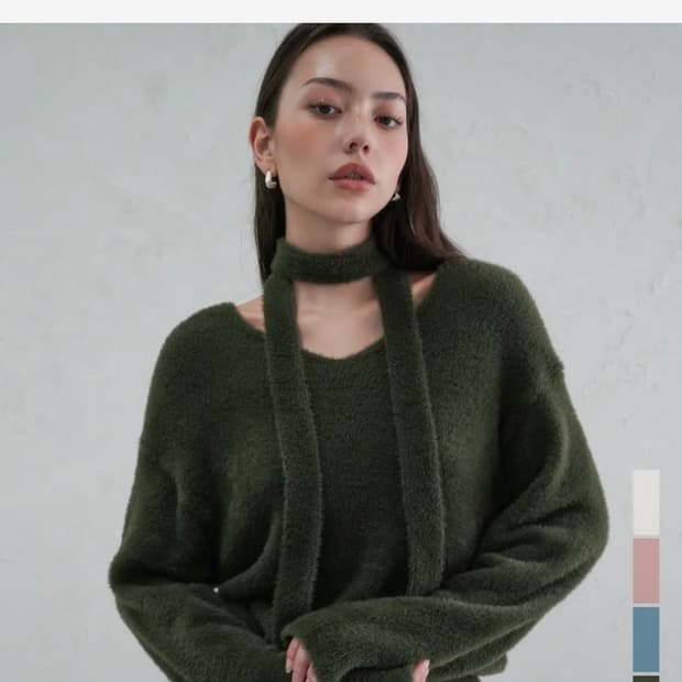 어반드레스 Lily Muffler Set Knit