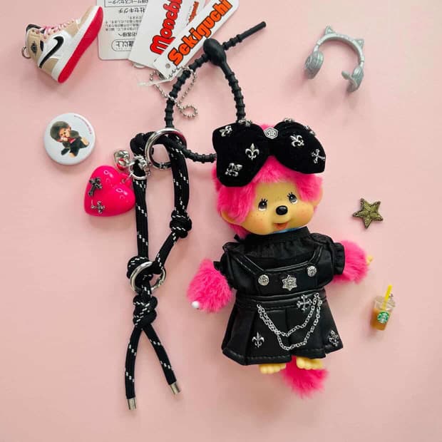 (71)정품몬치치💕크롬힙걸 커스텀키링