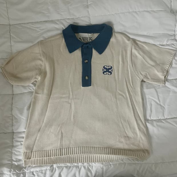 세터 나폴리 코튼 니트 반팔