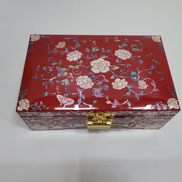 (새상품급) 진주쉘 나전칠기 보석함
