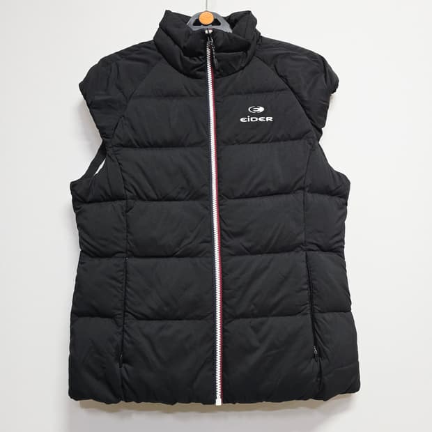 아이더 블랙 다운패딩 조끼 여성용90