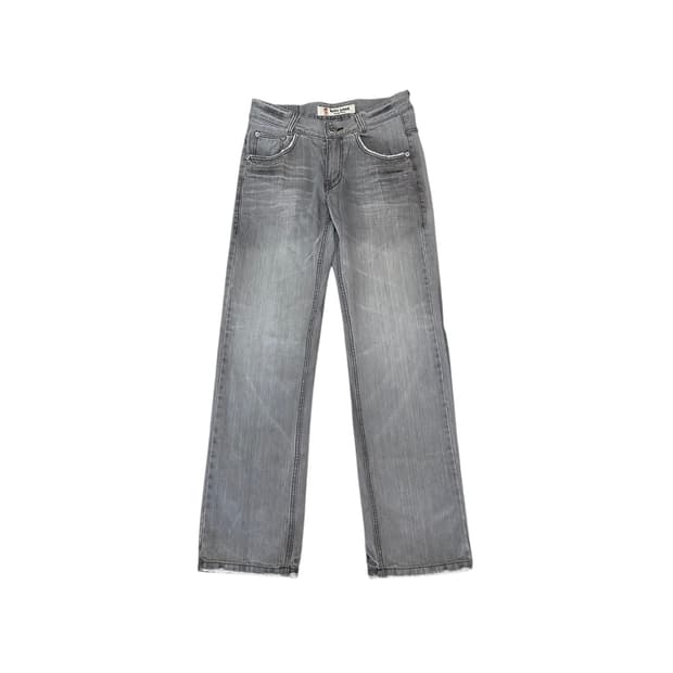 Kello jeans 켈로 진스 빈티지 그레이 스트레이트 데님 