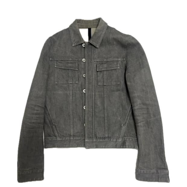 10fw 발렌시아가 스프레이 그레이 데님자켓